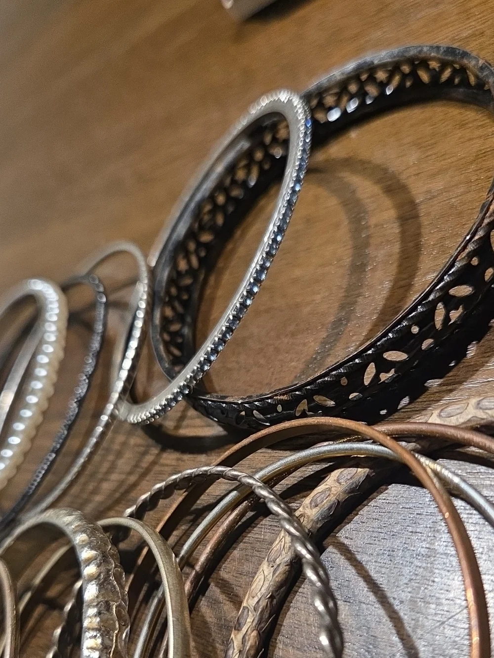 14 BANGLE BRACELETS
